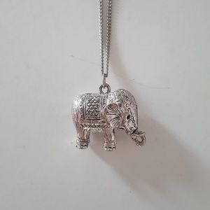 Long Elephant Necklace